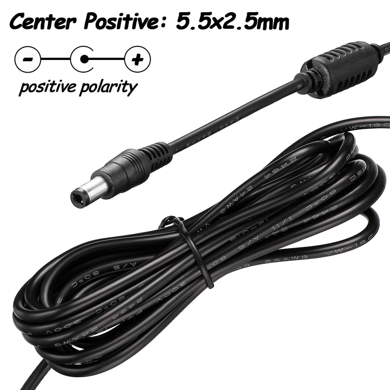 DC 12V 1.5A Power Adapter Power Supply AC Adapter for Yamaha PSR YPG YPT DD Series Keyboard Universal Power Supply Adaptor with 5.5 x 2.5 mm Center Positive for Most Keyboard, 2.8 m/ 9.2 Ft Cord