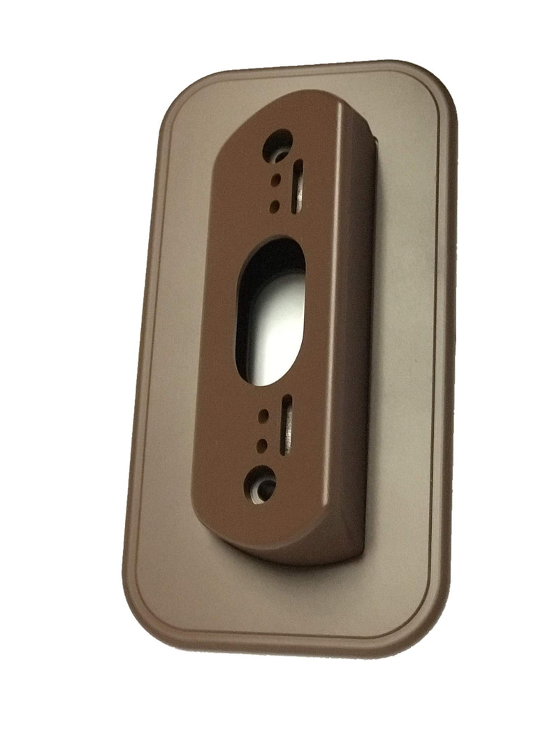 Ade Advanced Optics Wall Plate and 30 Degree Angled Mount Combo for Nest Hello - Coffee