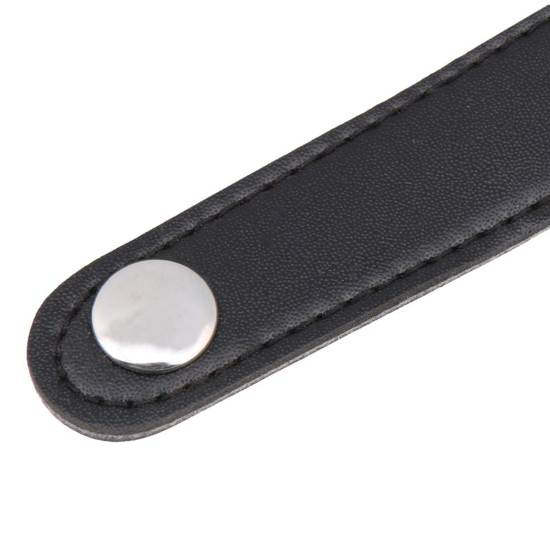 [AUSTRALIA] - lovermusic Lovermusic 14x2.5cm Black PU Leather Accordian Straps Replacement for Bass Accordion Pack of 2 