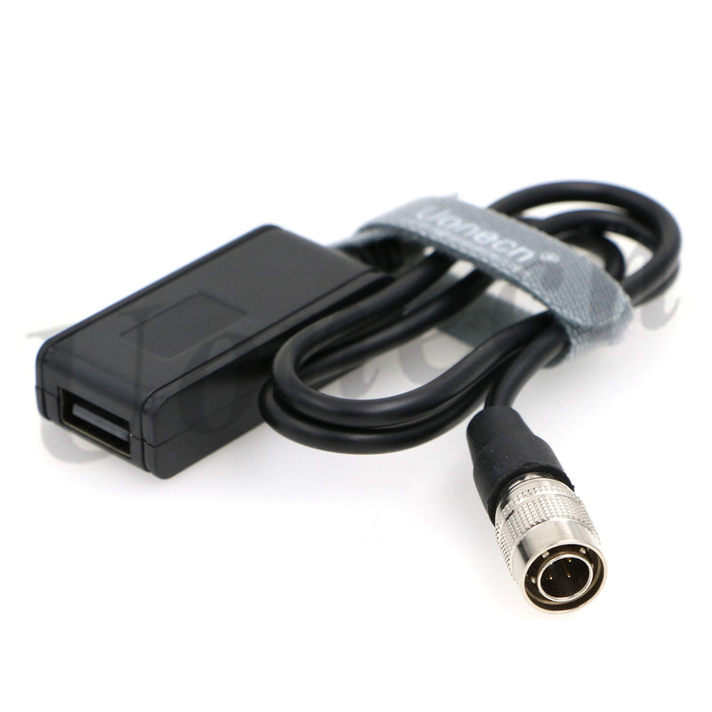 USB Female Converter 5V Plug to 4 pin Hirose Male Connector for Phone Pad Tabletd for Audio Mixer