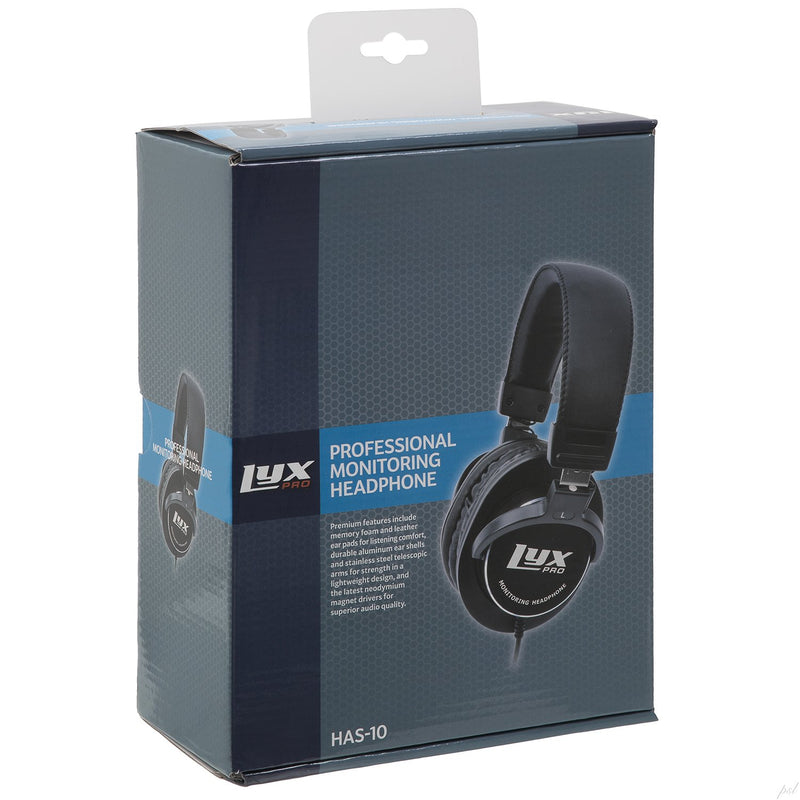 [AUSTRALIA] - LyxPro HAS-10 Closed Back Over Ear Professional Studio Monitor And Mixing Headphones,Music Listening,Piano,Sound Isolation, Lightweight And Flexible Wired 