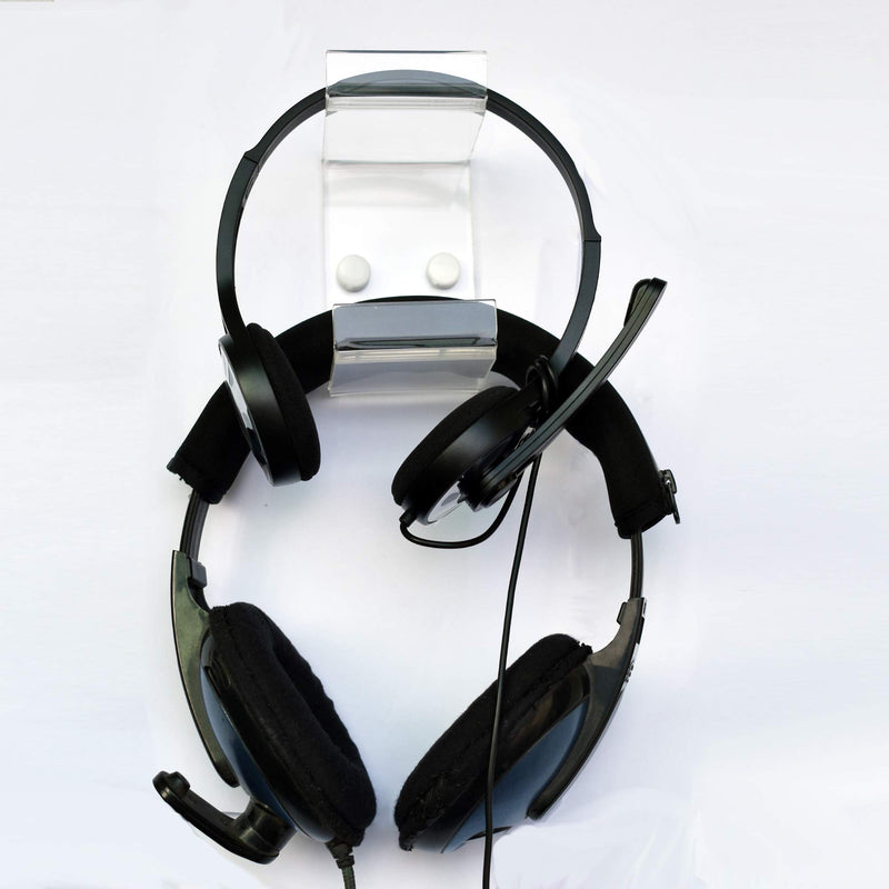 YYST Clear Two - Layer Headphone Hanger Headphone Hook - No Headphone Included