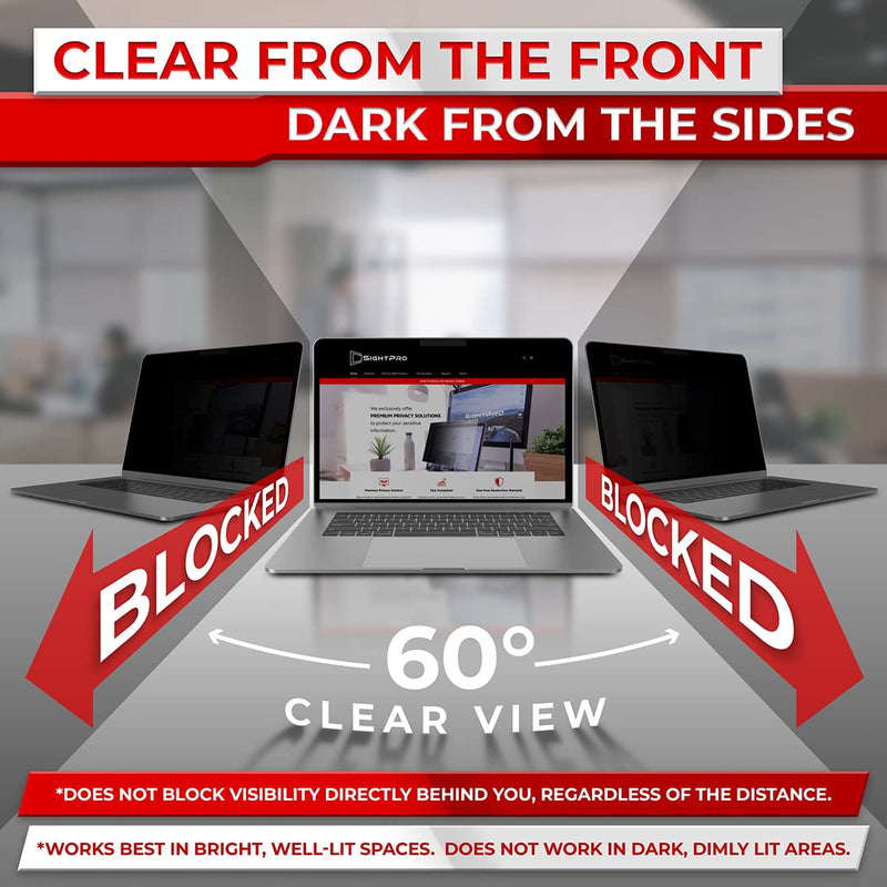 SightPro Magnetic Privacy Screen for MacBook Pro 14 Inch (2021, M1 Pro) | Laptop Privacy Filter and Anti-Glare Protector MacBook Pro 14 Inch (2021, M1 Pro)