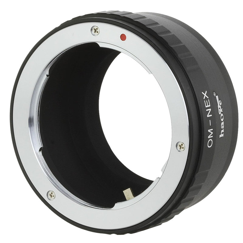 Haoge Lens Mount Adapter for Olympus Zuiko OM Mount Lens to Sony E NEX Camera as a3000 a3500 a5000 a5100 a6000 a6400 a6500 A7 A7R A7S A7II A7RII A7SII A7III A7RIII A9 VG20 VG30 VG900 FS700 FS7 FS5