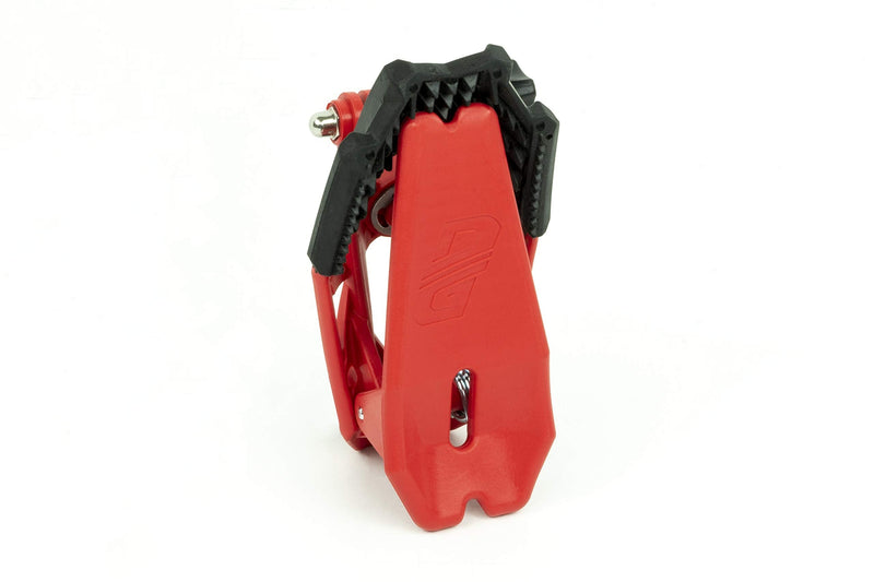 Dango Design Gripper Mount - Universal Clamp Mount for Action Cameras, Use as a Mount on Motorcycles, Powersports Helmets & More - Ripper Red