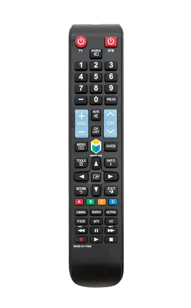 New BN59-01178W Replacement Remote Control fits for Samsung TV UN28H4500AF UN32H5201AF UN32H5203AF UN40H5201AF UN40H5203AF UN40H6203AF UN46H6201AF UN46H6203AF UN50H6201AF Un24h4500 BN59-01259E