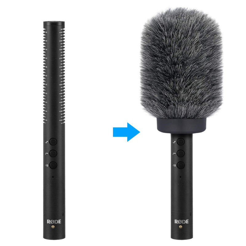 [AUSTRALIA] - YOUSHARES Deadcat Wind Muff for Rode NTG4, Audio-Technica AT875R Shotgun Microphones, Windscreen Up to 4.7" Long 