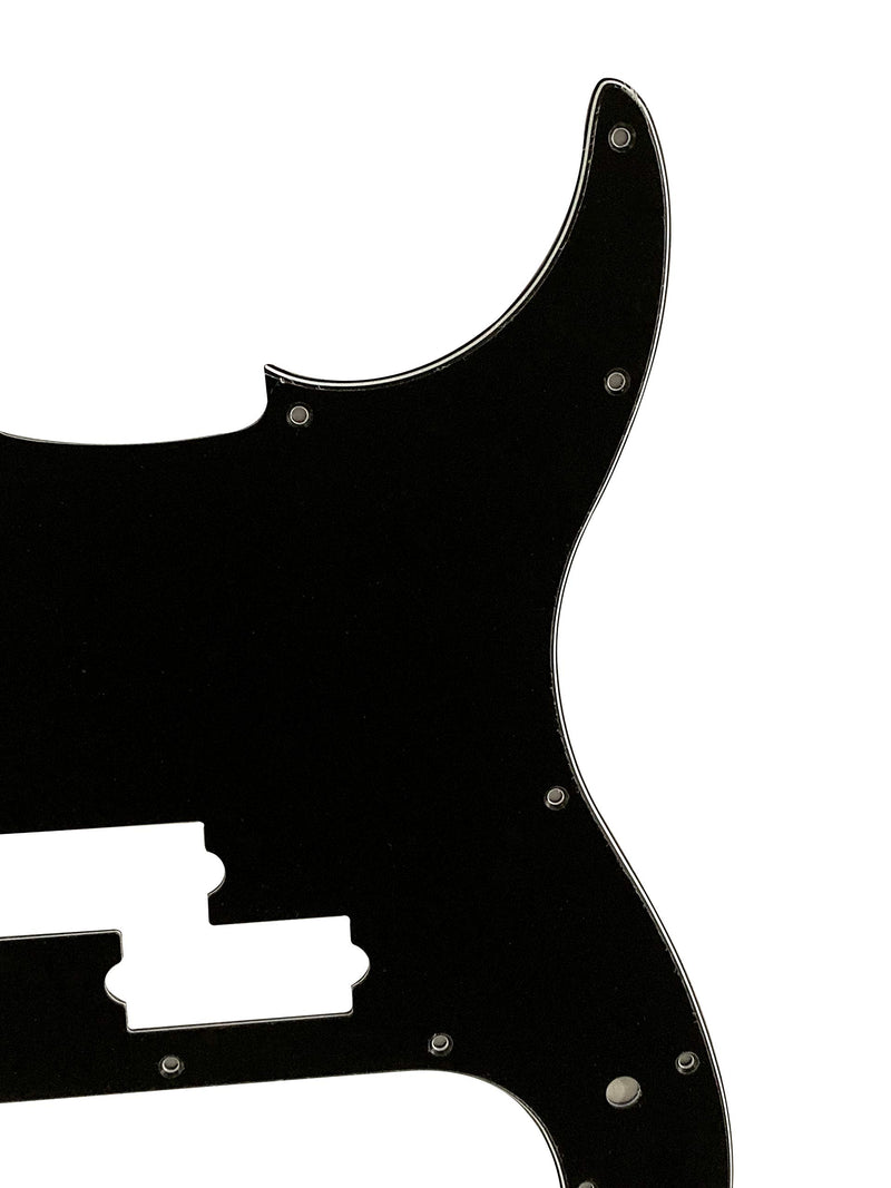 Custom For Fender US Standard Precision Bass Style Electric Guitar Pickguard (3 Ply Black) 3 Ply Black