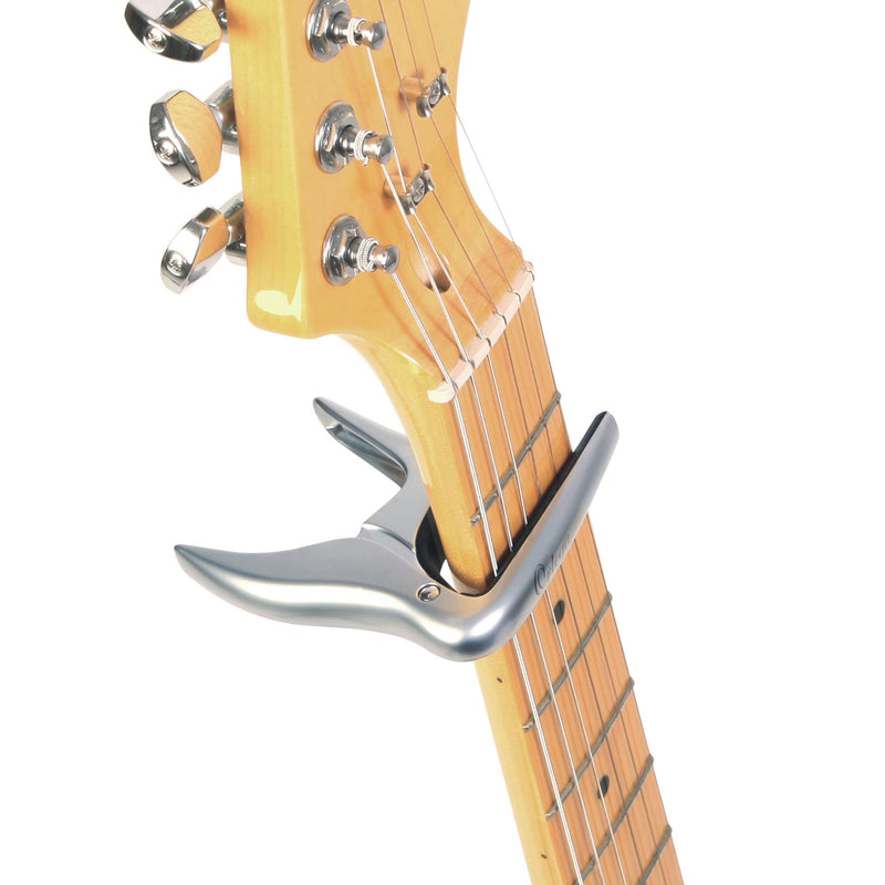 Ortega Curved Capodaster OCAPOCV-CR for Curved Fretboards - Chrome Finish