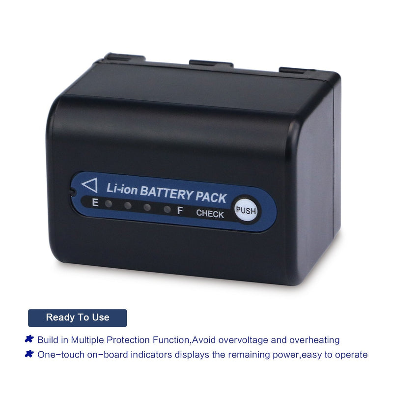 melasta 7.2V 3000mah Li-ion NP-QM71 Battery for Sony Camcorder NP-QM70 QM71D NP-FM50 NP-FM30 NP-FM70 NP-FM71 NP-FM90 Camera
