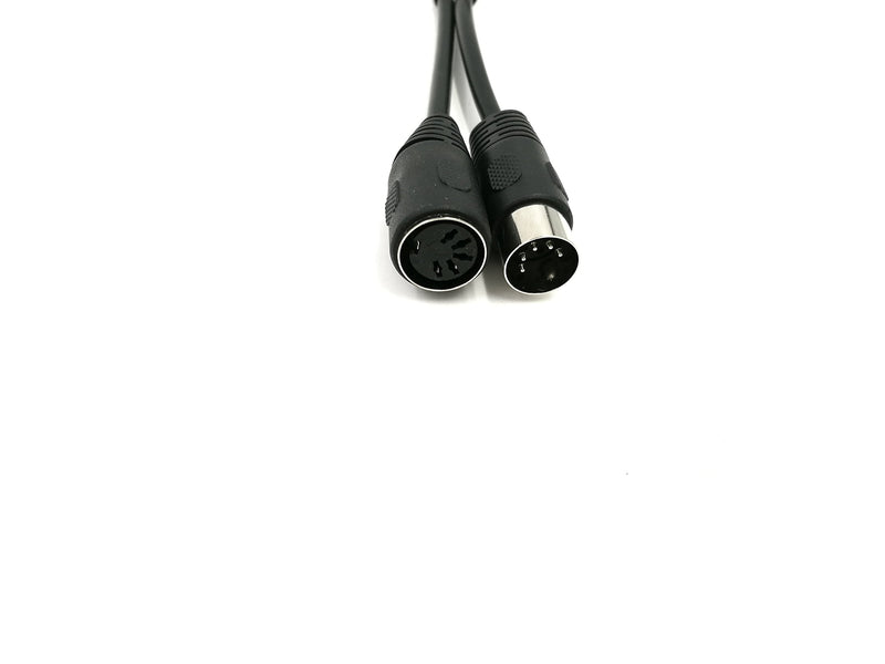 [AUSTRALIA] - SinLoon 59inch MIDI Din Extension Cable,MIDI 5-Pin DIN Male to Female Audio MIDI/at Adapter Cable for MIDI Keyboard (Synthesizer, Organ, Electric Piano, MIDI Guitar (D5P M-F,1.5meter) 