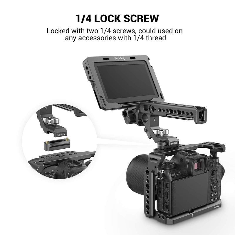 SMALLRIG Quick Release Safety Rail 4cm 1.57 Inches Long with 1/4'' Screws - 1409 4 cm