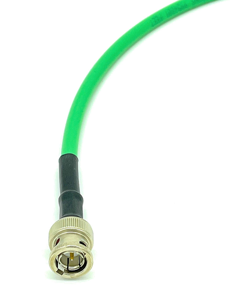 1.5ft AV-Cables 3G/6G HD SDI BNC RG59 Cable Belden 1505A - Green 1.5ft