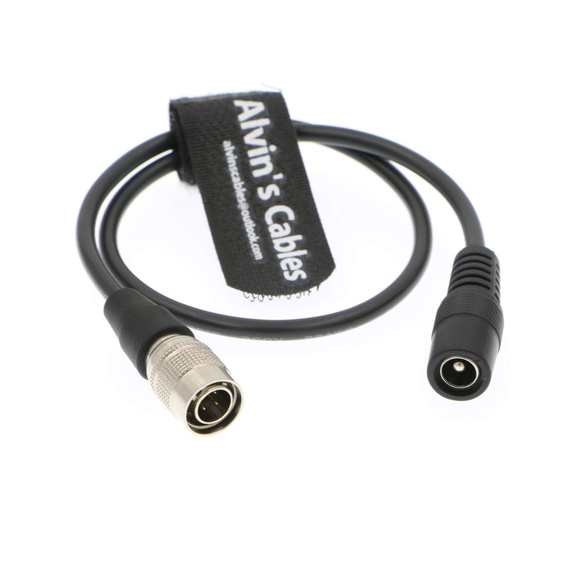 Alvin's Cables Hirose 4 Pin Male to DC Female Cable for Sound Device ZAXCOM Blackmagic