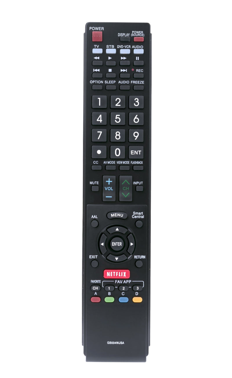 New Replace GB004WJSA Remote Control for Sharp TV Remote Control GA935WJSA RRMCGB005WJSA GB105WJSA GB005WJSA