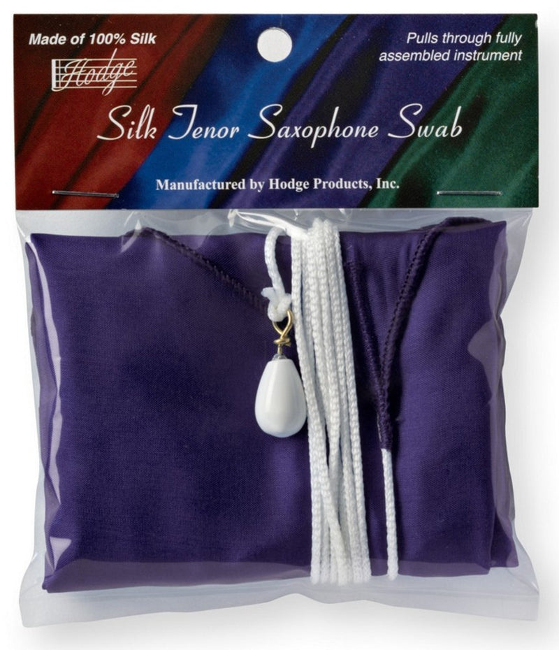 Hodge Silk Tenor Saxophone Swab, Purple Original