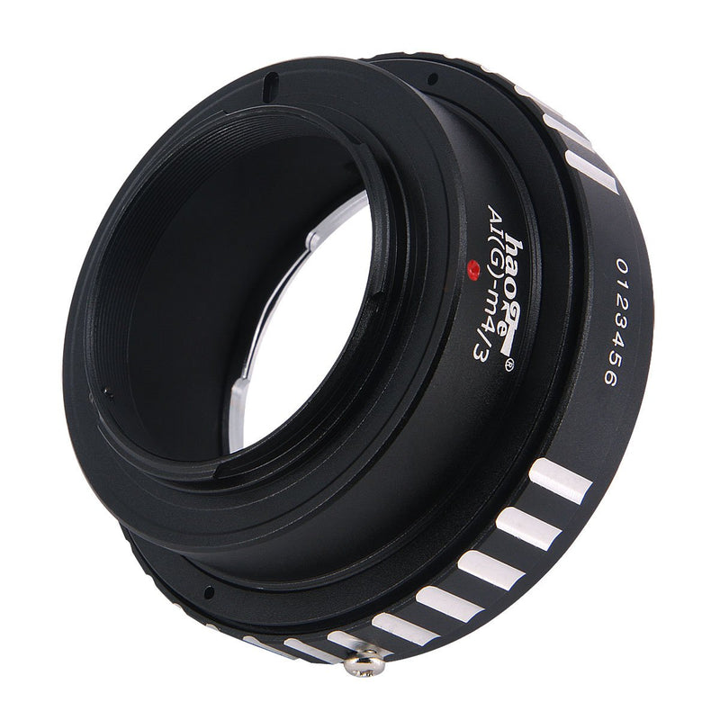 Haoge Manual Lens Mount Adapter for Nikon Nikkor G/F/AI/AIS/D Mount Lens to Olympus and Panasonic Micro Four Thirds MFT M4/3 M43 Mount Camera