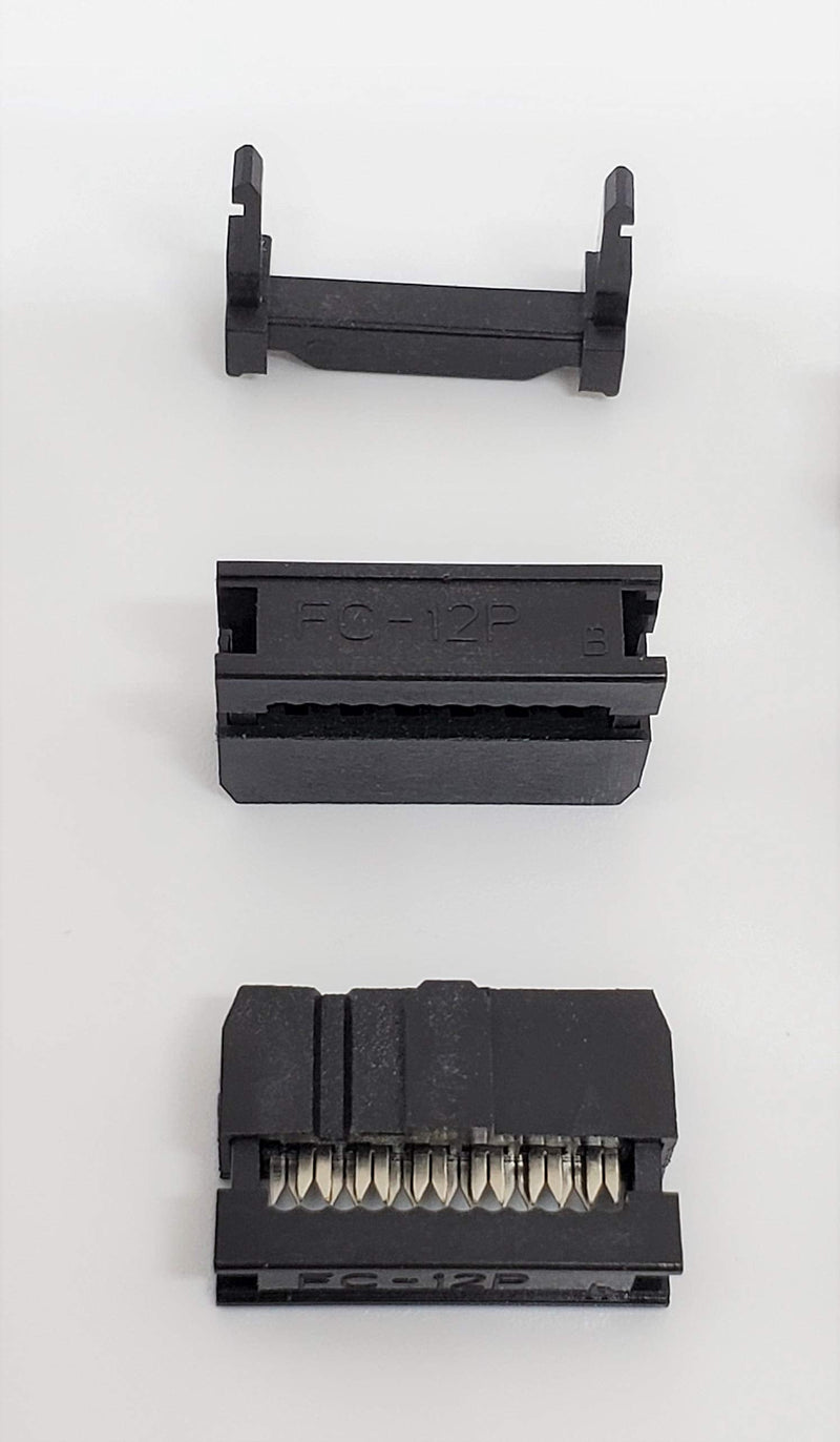 Pc Accessories - Connectors Pro 25-Pack 2X6 12P FC 2.54mm 0.1" Pitch Dual Row IDC Sockets for Flat Ribbon Cable, 12 Pins Female Connectors 25-PK