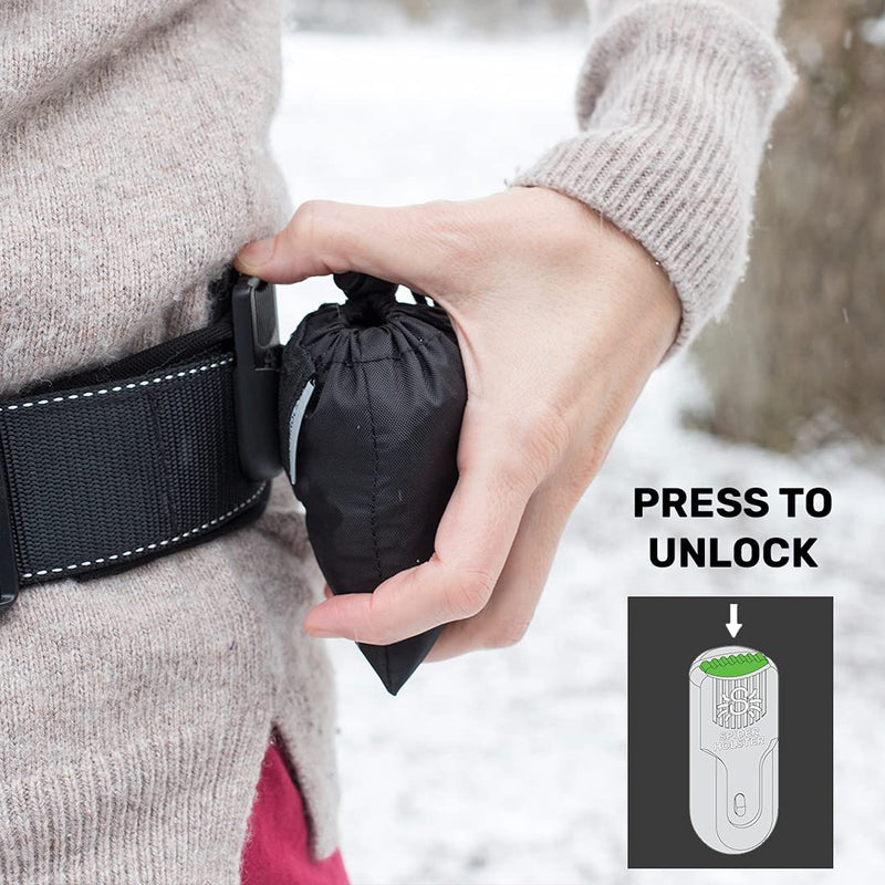 [AUSTRALIA] - Spider Holster - SpiderMonkey Large Rain Cover - Self Locking Belt Accessory Clip with self-contained Waterproof Cover to Protect Your Gear from The Elements! 