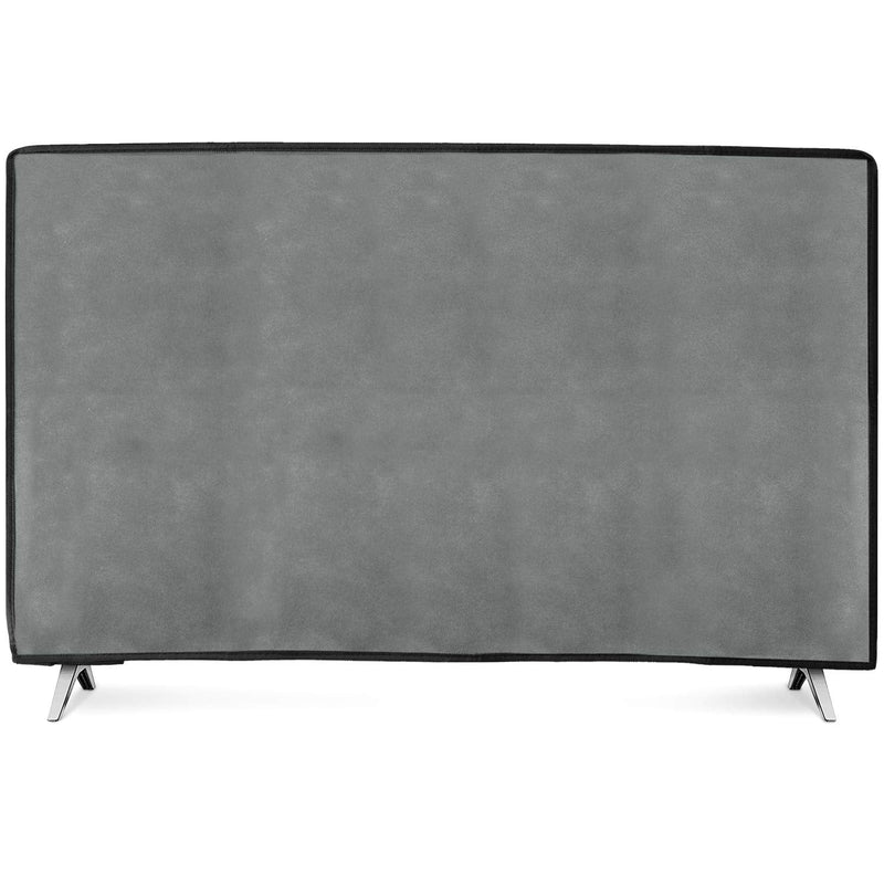 kwmobile Dust Cover for 32" TV - Fabric Case TV Protector for Flat Screen TVs - Light Grey