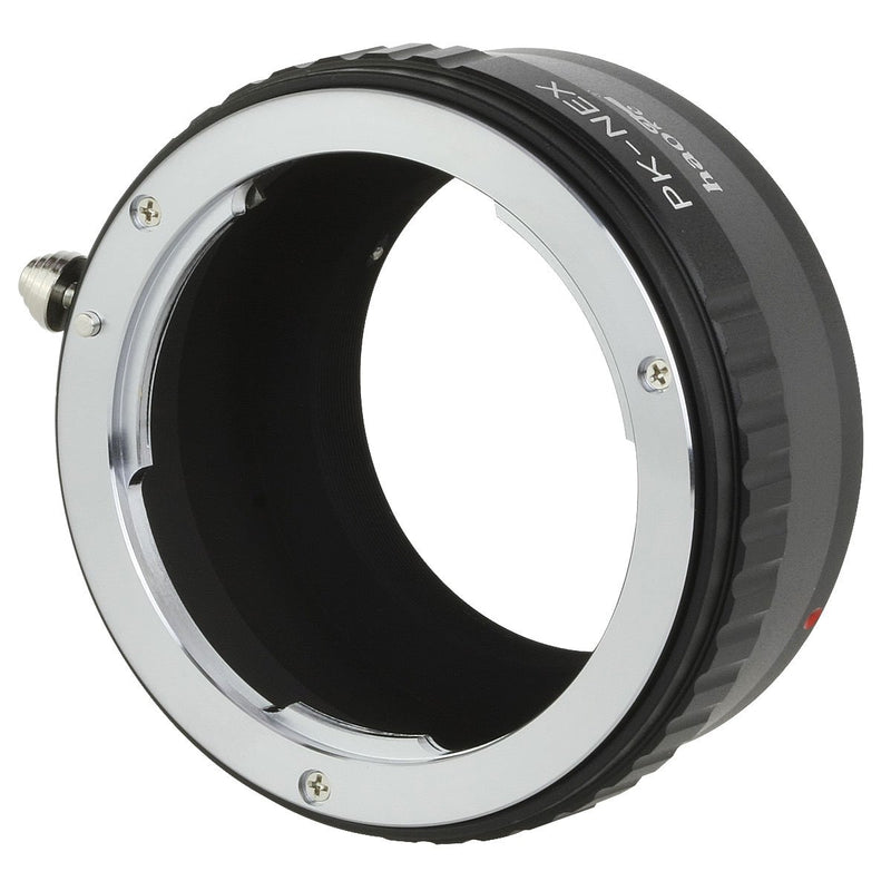 Haoge Lens Mount Adapter for Pentax K PK Mount Lens to Sony E Mount NEX Camera a3000 a3500 a5000 a5100 a6000 a6400 a6500 A7 A7R A7S A7II A7RII A7SII A7III A7RIII A9 VG10 VG20 VG30 VG900 FS700 FS7 FS5