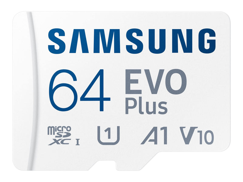 Samsung Evo Plus 64GB MicroSD XC Class 10 UHS-1 Mobile Memory Card for Samsung Galaxy J3 J1 Nxt Ace A9 A7 A5 A3 Tab A 7.0 E 8.0 View On7 On5 Z3