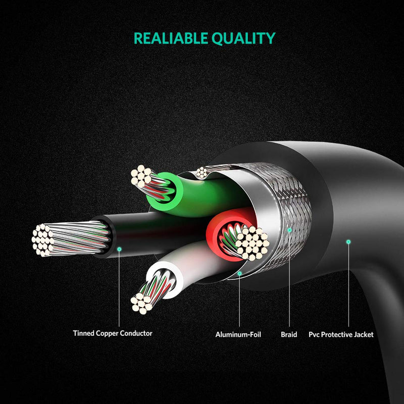 UGREEN USB to RS232 Adapter Serial Cable DB9 Male 9 Pin with PL2303 Chipset for Windows 10 8.1 8 7 XP Vista, Mac OS, Linux, 10FT