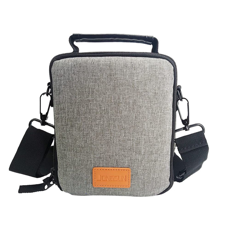 JONGSUN Camera Lens Square ND Filters Case Carrying Bag Pouch with Shoulder Strap, for 1 Holder and 6 Filters (100x100mm or 100x150mm Square Rectangular Filters)