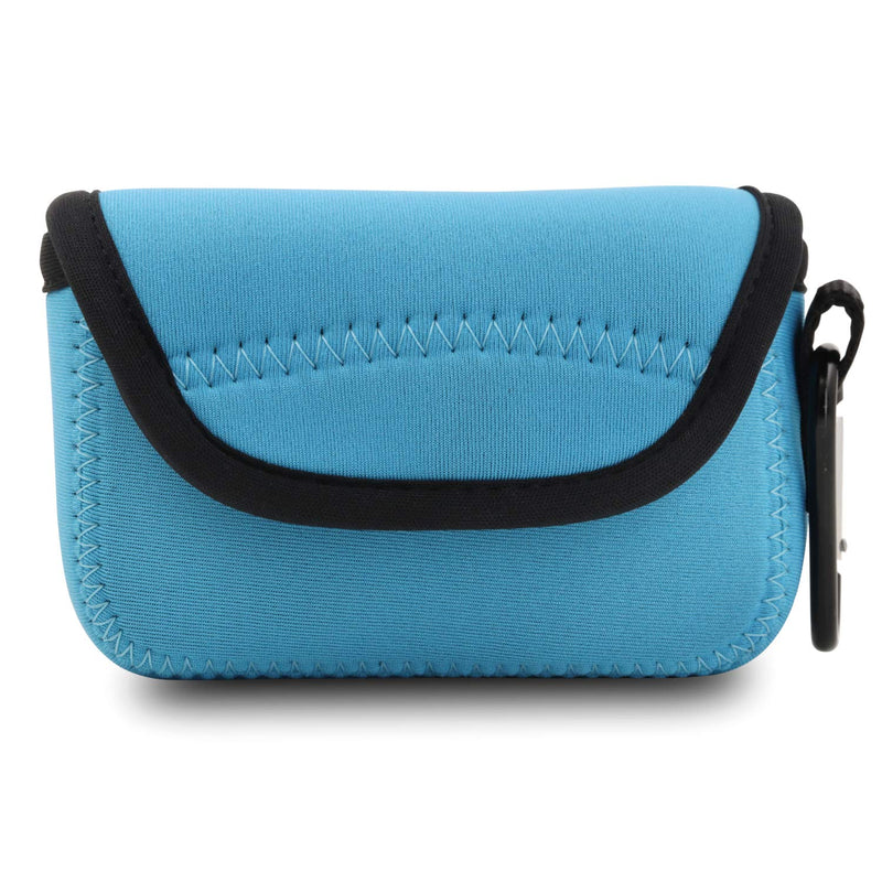 MegaGear ''Ultra Light'' Neoprene Camera Case Bag with Carabiner for Canon PowerShot SX720 HS, SX610 HS, SX600 HS (Blue)