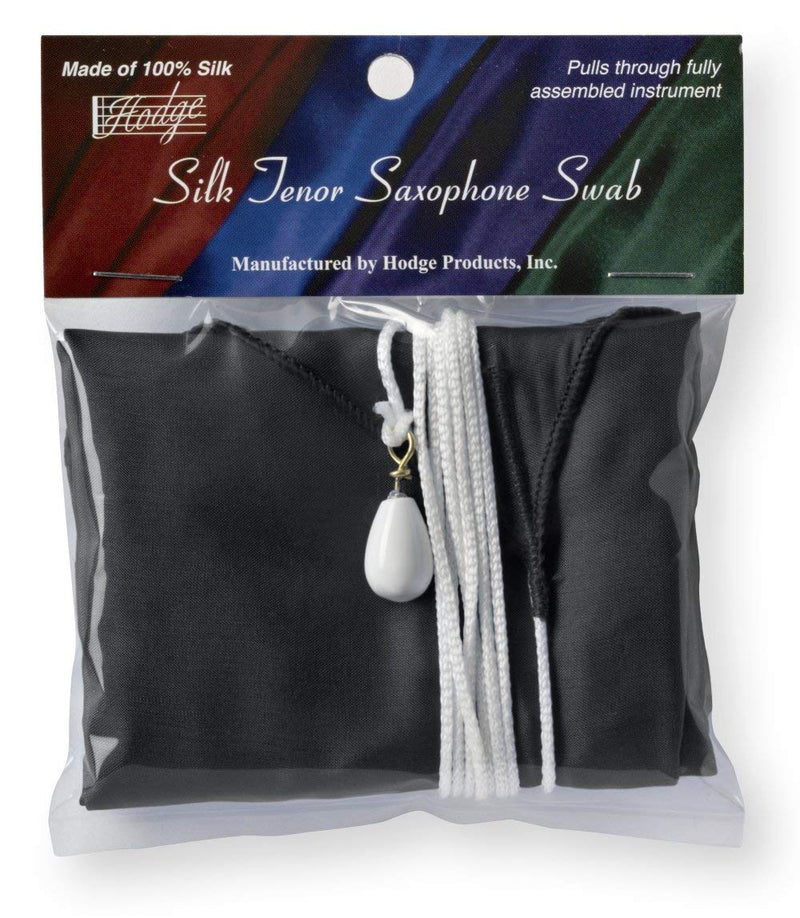 Hodge Silk Tenor Saxophone Swab - Black