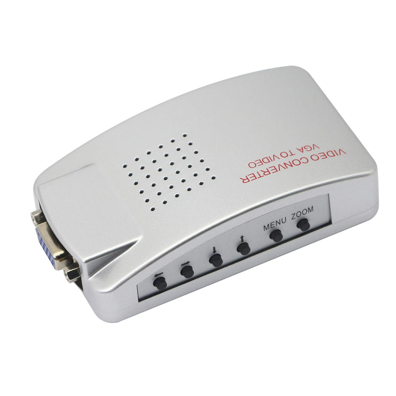 [AUSTRALIA] - GINTOOYUN VGA to RCA Adapter,Composite VGA to Video,S-Video Converter,for HDTV, Monitors, Laptop, Desktop, PC. 
