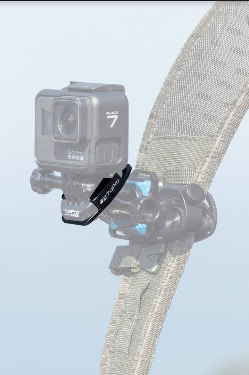 #270Pro - Quicky (Buckle Mount) | Attach for GoPro to Cars, Boats, Motorcycles and More. Engineered to Provide a Broad Range of Motion and Stability.