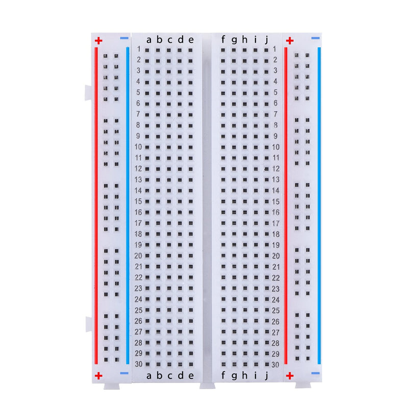 eBoot 3 Pieces 400-Point Solderless Circuit Breadboard with 65 Pieces M/M Flexible Breadboard Jumper Wires