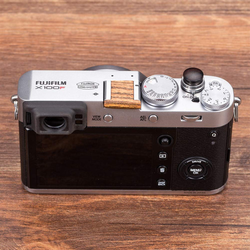 VKO Wood Camera Hot Shoe Cover Compatible with Olympus OM-D E-M1,E-M5,E-M10,E-M1 Mark II,E-M5 Mark II,E-M10 Mark II,E-M10 Mark III Pen-F Cameras Hot Shoe Protector Cap 1 PCS Golden Golden Black