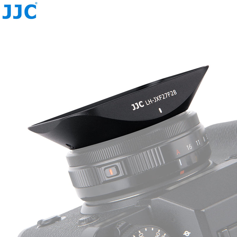 JJC Metal Lens Hood Replaces LH-XF27 for Fuji XF 27mm f2.8 R WR lense, XF27mm Hood, Compatible with Fujifilm XF 27mm f2.8 R WR Lens