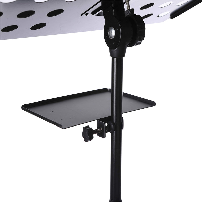 G Ganen Microphone Stand Tray, Made of Steel with Load Capacity For Music Sheet Instrument Stand (7.95 inch) 7.8 inch