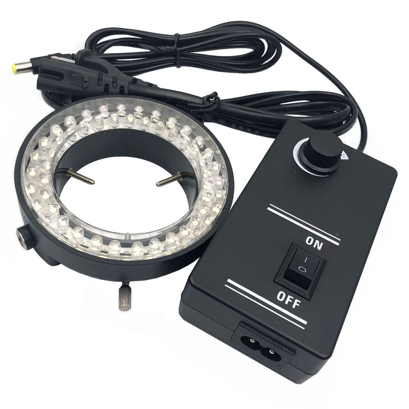 FainWan Digital Microscope Accessories 60 LED Adjustable Ring Light Illuminator Lamp for Stereo Zoom Microscope Microscope Accessories