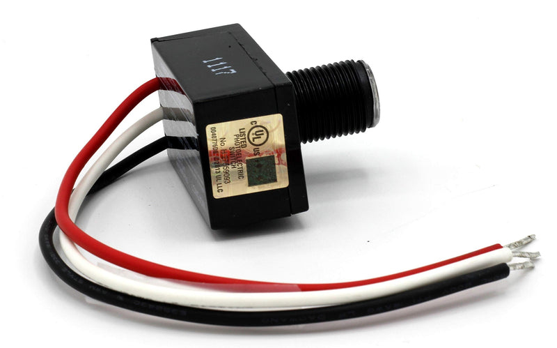 Pack of 2, Outdoor Hard-Wired Post Eye Light Control Electric Resistor Photocell Light Sensor, Dusk to Dawn Sensor, Convert Fixtures to Auto On at Night, LED HID CFL JL-103A