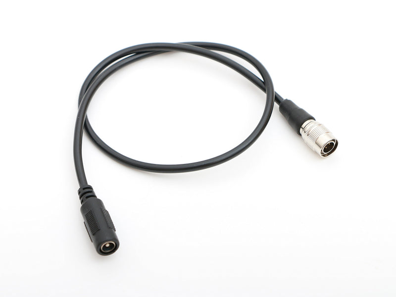 DC Female to 4pin Hirose Male Plug Power Cable for Sound Device ZAXCOM Blackmagic