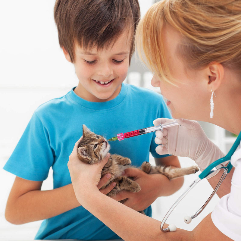 12 Pieces 1 ml Reusable Borosilicate Glass Luer Lock Thin Syringe with 14 GA Blunt Tip Fill Individually Packaged for Thick Liquids, Glue, Lab, Ink, Feeding