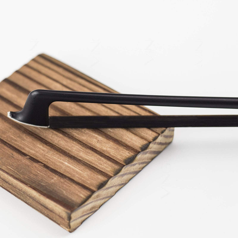 [AUSTRALIA] - Carbon Fiber Violin Bow 3/4 Size VINGOBOW 100VB 69 cm Three Quarters for Advanced Student Straight Parisian Eyes Ebony Frog Unbleached Mongolian Black Horse Hair Powerful and Wild Tone Smooth Screw 