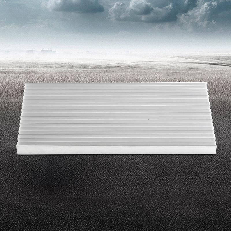 Aluminum Heat Sink Heatsink,Cooler Cooling for Led Amplifier Transistor IC Module 11.81" x 5.51" x 0.78"