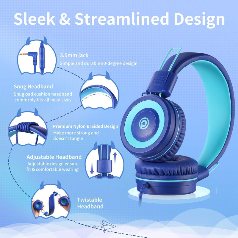 POWMEE M1 Kids Headphones & POWMEE P10 Kids Headphones