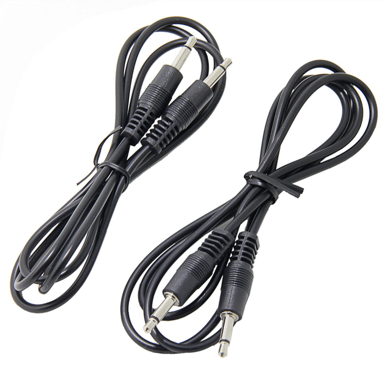 [AUSTRALIA] - Ancable 2-Pack 3.5mm 1/8 TS Male Mini Plug to Male Mini Plug Monaural Mono Audio Cable 3ft - 12V Trigger, IR Infrared Sensor Receiver Extender 3-Feet 