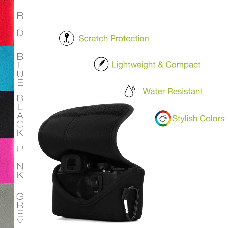 MegaGear Ultra Light Neoprene Camera Case Compatible with Nikon Z50 (16-50mm) Black