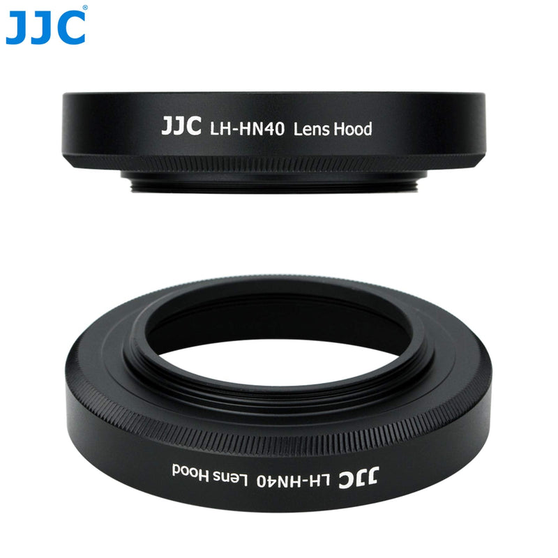 Fotasy JJC Dedicated Black Screw-in Lens Hood Shade for Nikon NIKKOR Z DX 16-50mm f/3.5-6.3 VR, Replace HN-40 Lense Hood, Compatible with 46mm Cap,LH-HN40P for HN-40