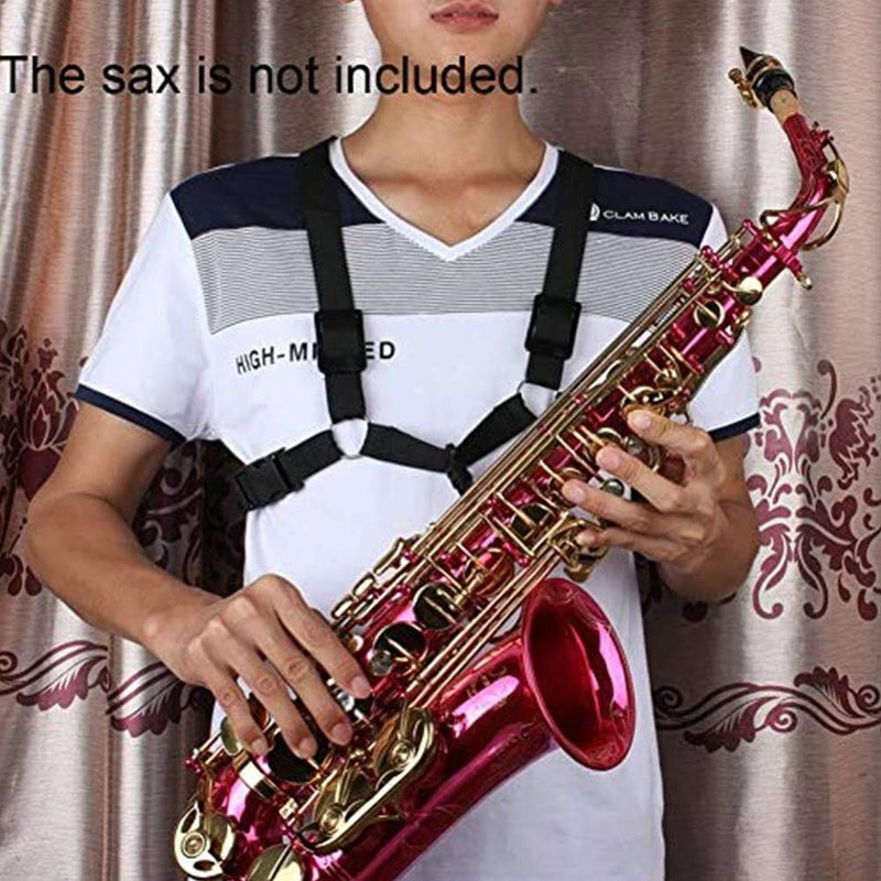 MUPOO Chest Shoulder Strap Adjustable Harness for Alto Tenor Soprano Sax Saxophone