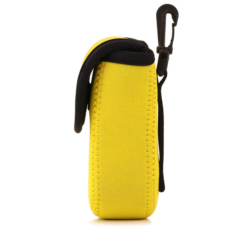 MegaGear MG1854 Ultra Light Neoprene Camera Case Compatible with Panasonic Lumix DC-ZS80, DC-ZS70, DMC-ZS60 - Yellow