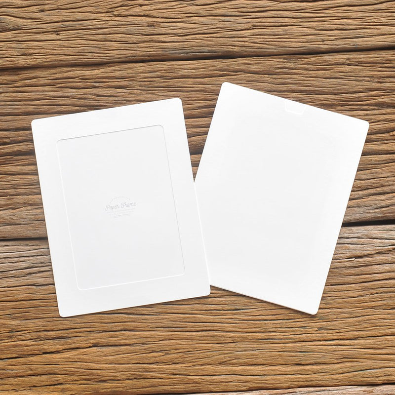 Monolike Paper Photo Frames 5x7 Inch White 15 Pack - Fits 5"x7" Pictures 5x7 White 15p