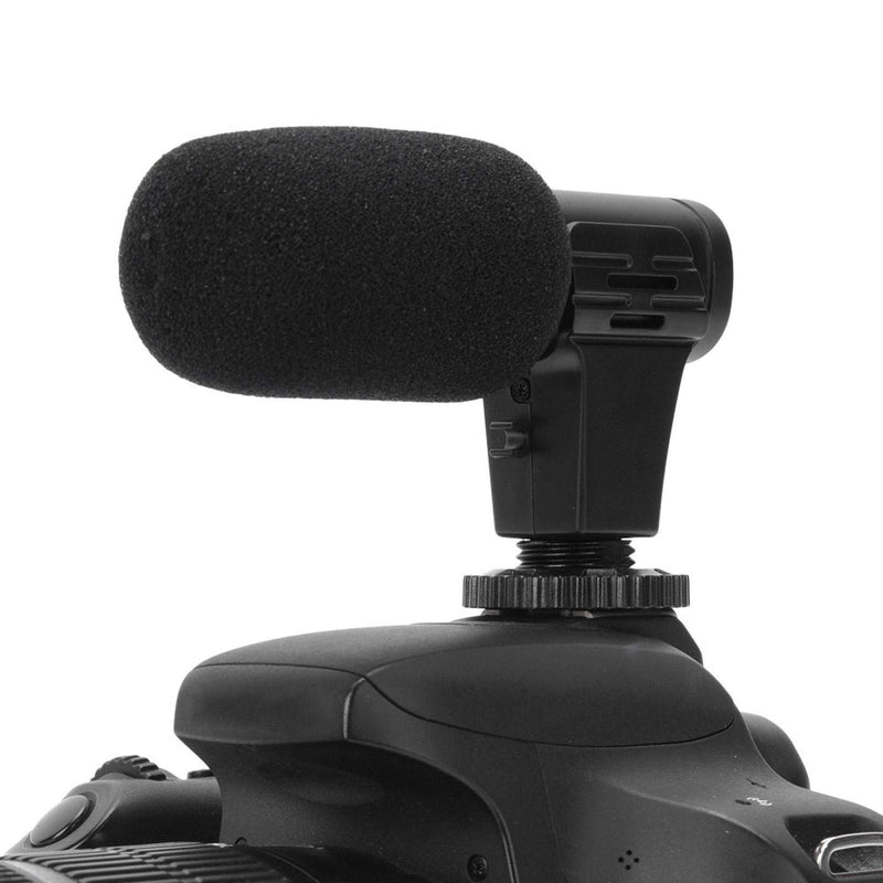 DAUERHAFT External Super Directivity MIC-06 Universal External Microphone with Cardiac Directional Radio,for Live Broadcast Interview with Reduce Surrounding Noise Input